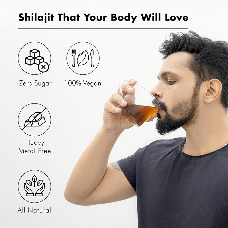 Premium Himalayan Shilajit Resin - Pure Natural Energy & Vitality Supplement