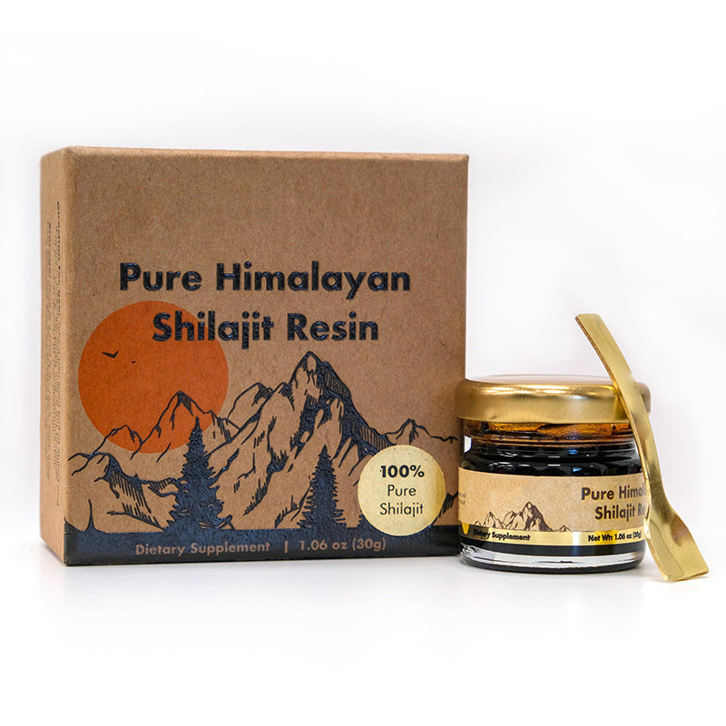 Premium Himalayan Shilajit Resin - Pure Natural Energy & Vitality Supplement