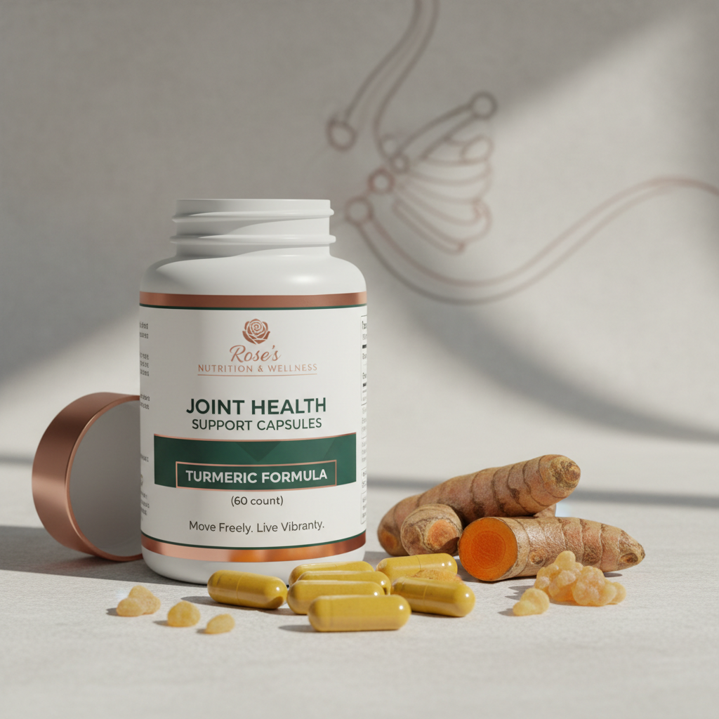 Joint Health Support Capsules - Glucosamine, Chondroitin & Turmeric Formula