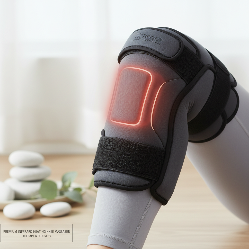 Premium Infrared Heating Knee Massager - Vibration Therapy for Joint Pain Relief
